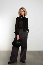 Блуза Элегия (черный)