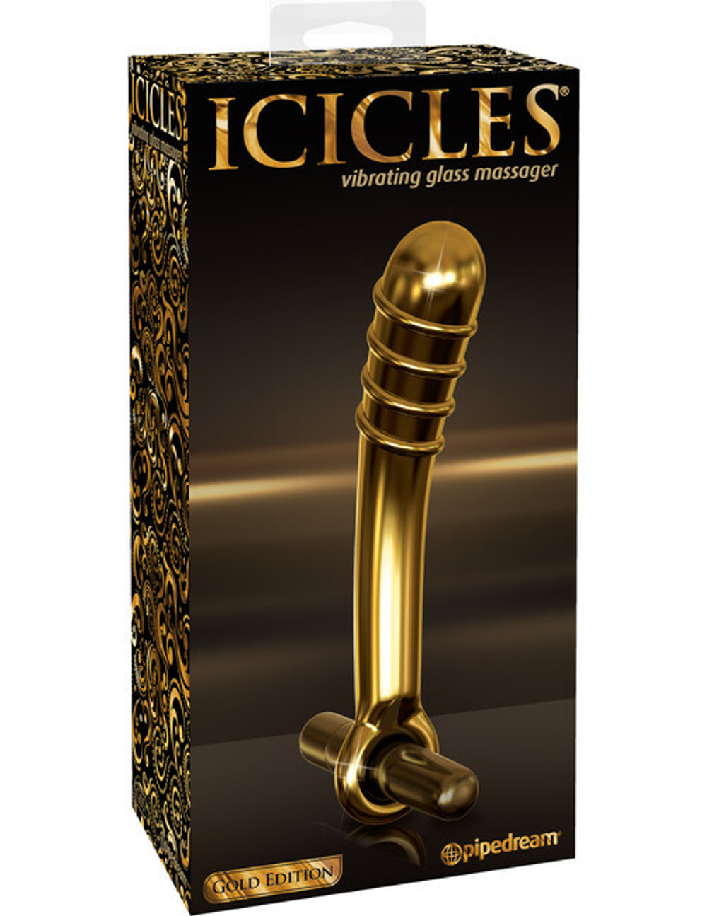 Вибромассажер ICICLES Gold Edition G spot G05 золотой (Цвет: золотой)