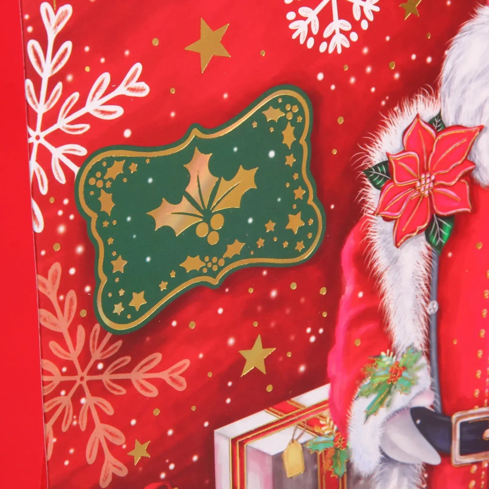 Пакет подарочный «Сказочный Дедушка» 26*32*10 см, микс