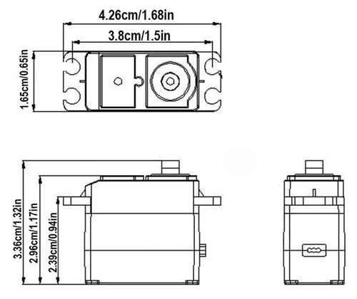 Сервопривод JX Servo PDI-HV2211MG HV Metal Gear digital