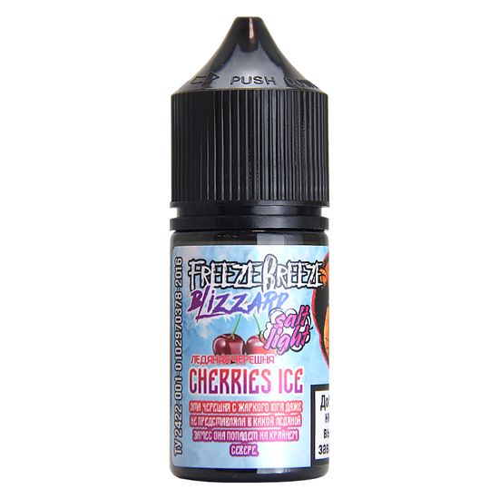 Жидкость Freeze Breeze Blizzard (30 мл, 20 мг SALT) Cherries ICE