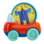 Машинка Деревяшки "Слон Ду-Ду" с кругом