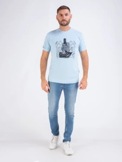 Футболка мужская однотонная Турция