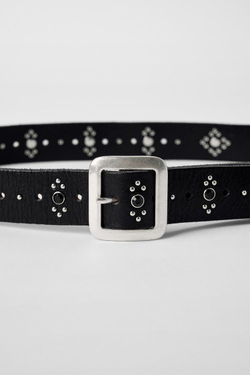 ZARA X KATE MOSS КОЖАНЫЙ РЕМЕНЬ, ЧЕРНЫЙ