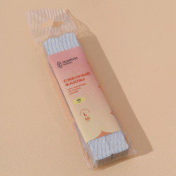 Сменные файлы на тонкой основе, серый абразив, размер Л