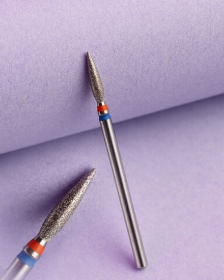 Пламя 2.3мм оранж.-синяя 10мм ( Двойная насечка )