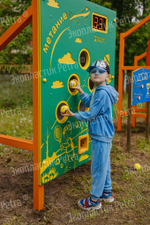 Уличный спортивный соревновательный модуль Метание