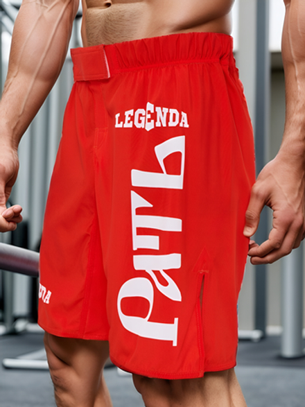 Шорты спортивные ММА Legenda Рать, красные