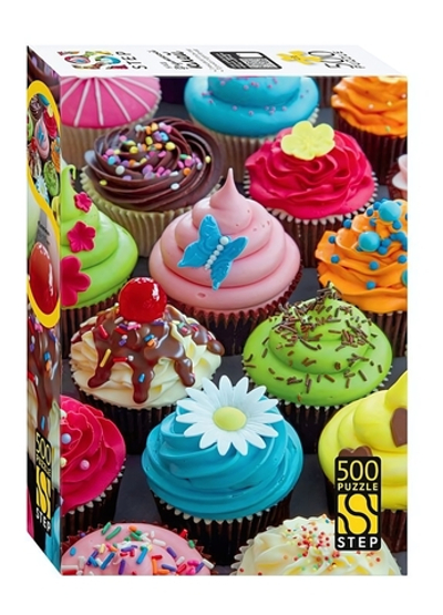 Пазл 500эл. "Капкейки" Серия "Выгодный формат" (Степ пазл)