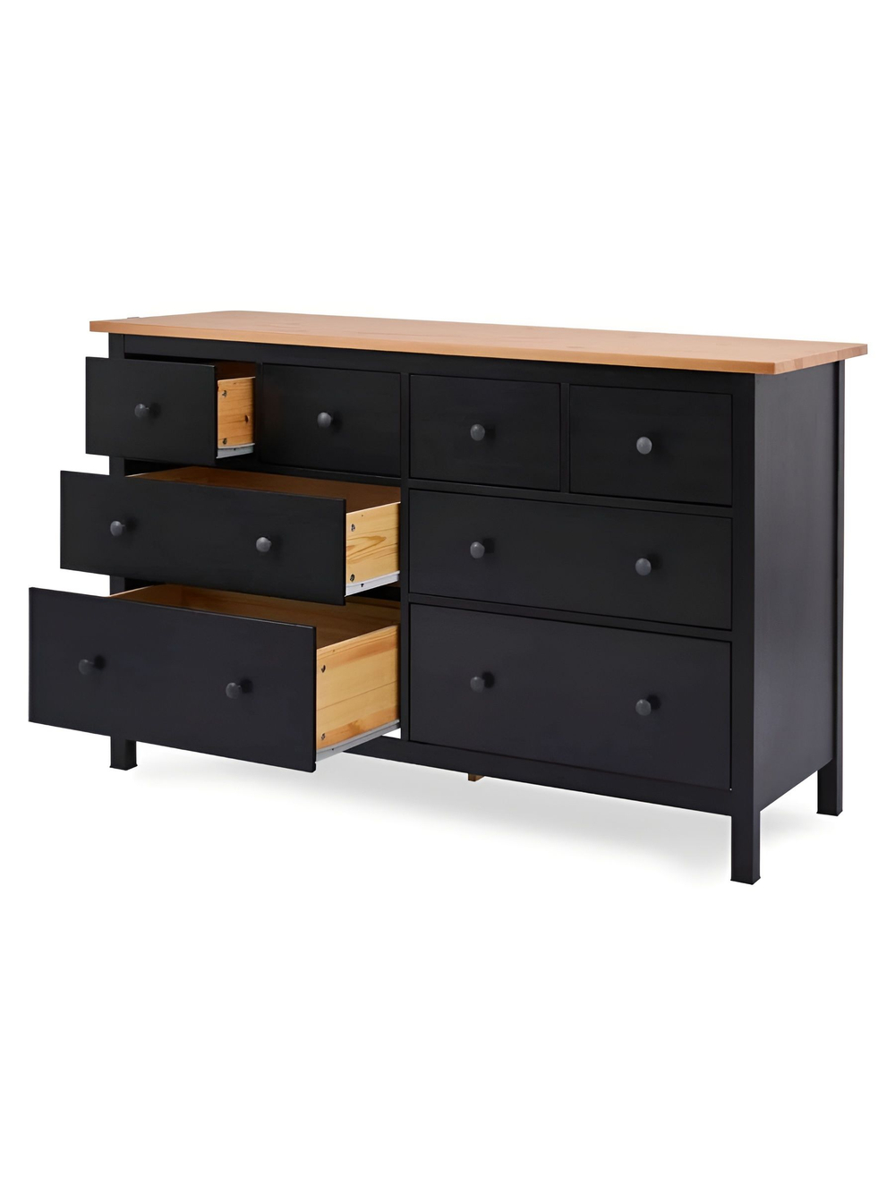 IKEA Комод КЫМОР 5 ящиков, HEMNES 58*131*40, белый, (ХЕМНЕС ИКЕА)