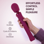 Фиолетовый вибратор-вонд 30,7см Selove Vela Wand Vibrator Purple