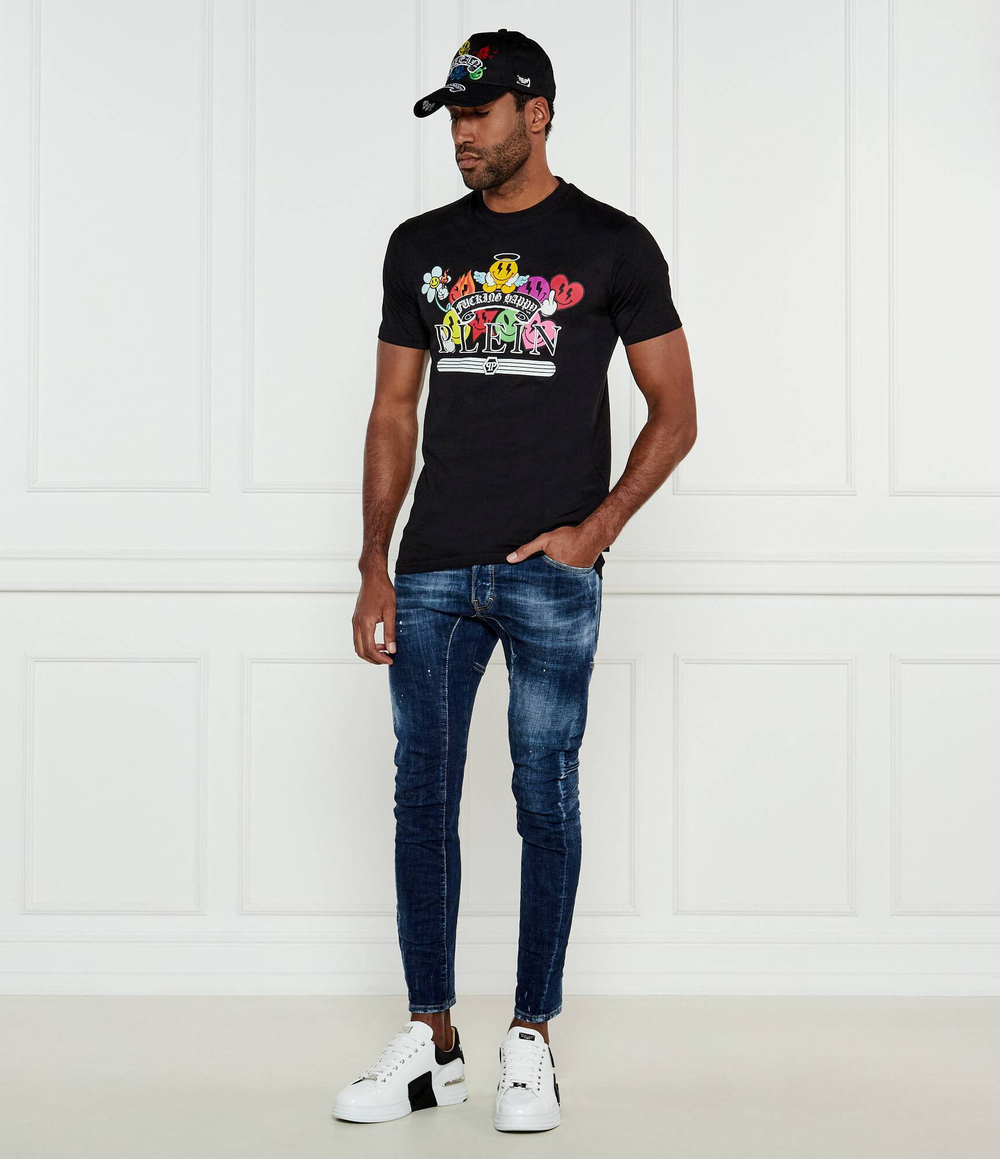 Футболка Philipp Plein - черный(MTK7380 PJY002N)