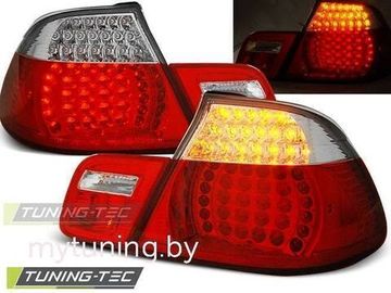 Задние фонари Bmw 3 E46 red white led