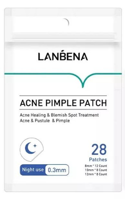 Lanbena Ночные патчи-пластыри от акне, 28 шт