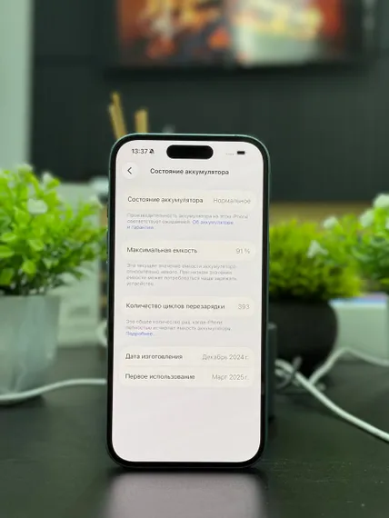 Б/У Телефон Apple iPhone 16 128Gb Teal 92% (CTXX0Y3WC9)