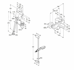 Комплект для ванны и душа KLUDI PURE&EASY 3in1, хром (376850565)