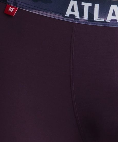 Трусы мужские боксеры (3шт), Atlantic 3MH-159, черные + графит + темно-фиолетовые