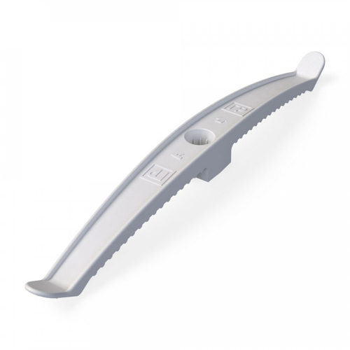 Держатель кабеля двусторонний для прямого монтажа серовато-белый (20шт/120шт уп/кор) Промрукав