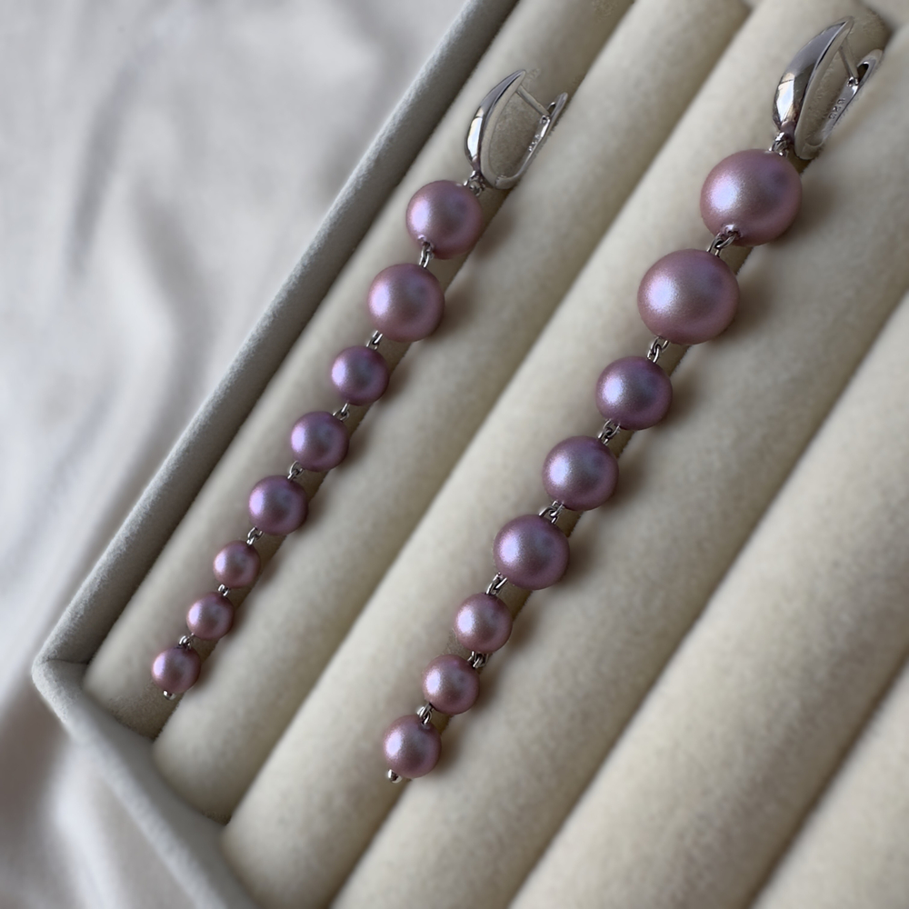 Серьги-дорожки "Викториэль"