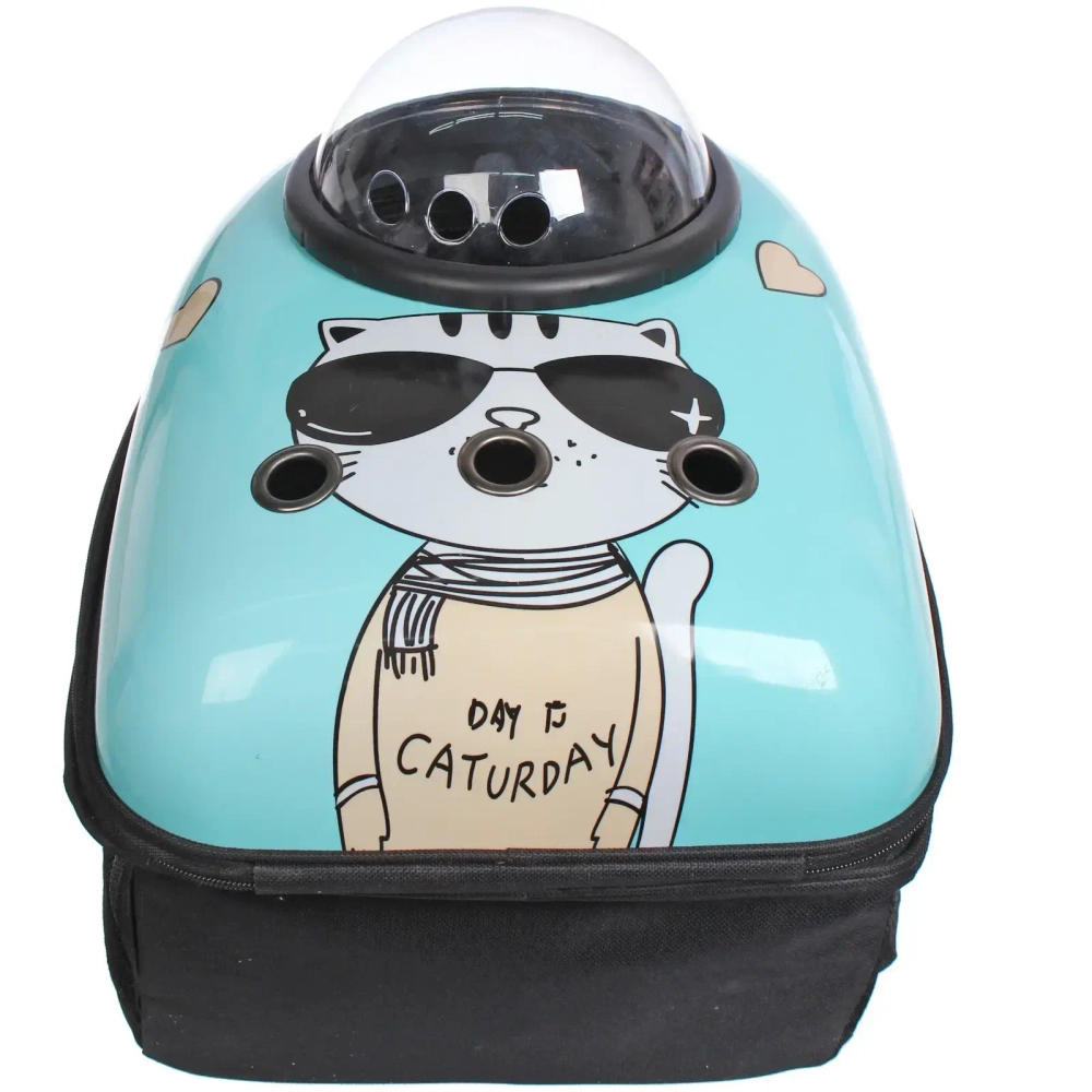 Рюкзак - переноска для животных «ЛЮБИМЫЙ БРО», цвет голубой, 30*29*42см/до 12кг (Пакет и Лейбл)