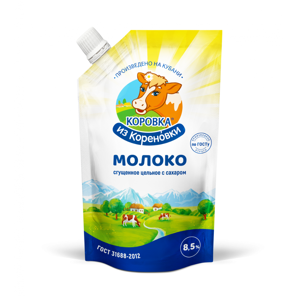 Молоко сгущенное цельное Коровка 8,5% 270 гр