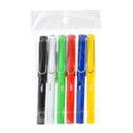 Карандаш вечный, чернографитный, Basir, с ластиком, разноцветные яркие цвета корпуса, 6 шт