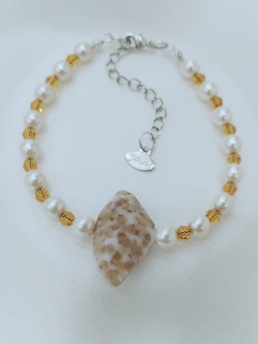 "Комплимент" браслет в серебряном покрытии из коллекции "Королева" от Jenavi