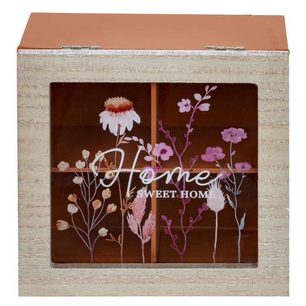 GAEM Шкатулка для чайных пакетиков, L17 W17 H8 см