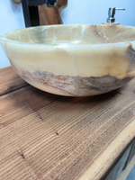 Раковина из оникса Bowl Yellow BO-65706 40*40*15 из натурального камня