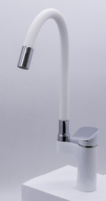 263521-FF Смеситель од. для кухни высок. (БЕЛЫЙ) ViEiR (10/1шт)