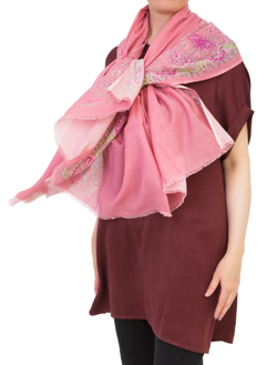 Шаль AMBEL ROSE Шаль Petrusse 120x190 Розовый