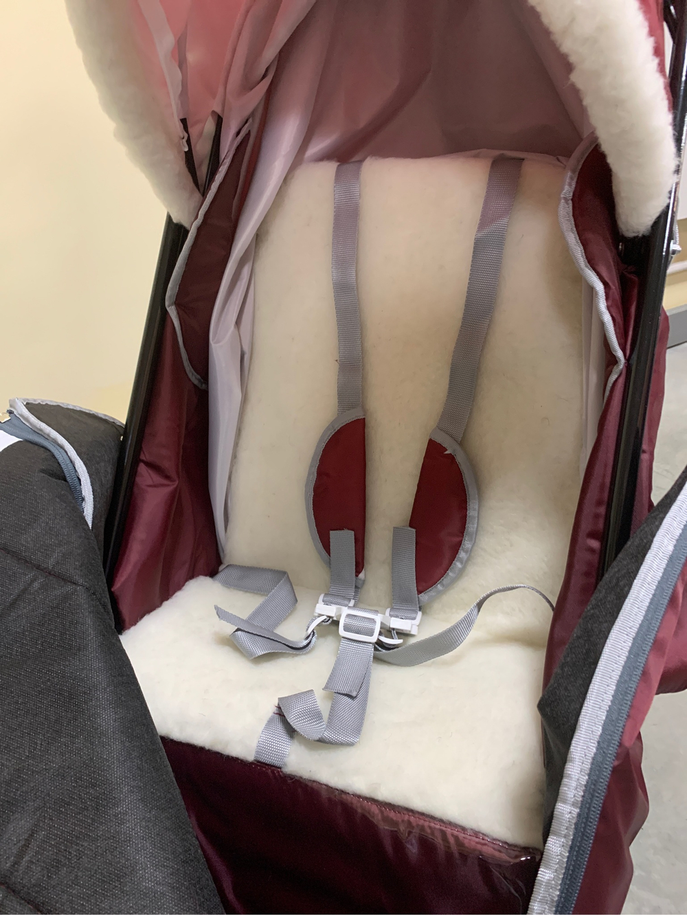 Санки-коляски Pikate "Звёзды" Бордо