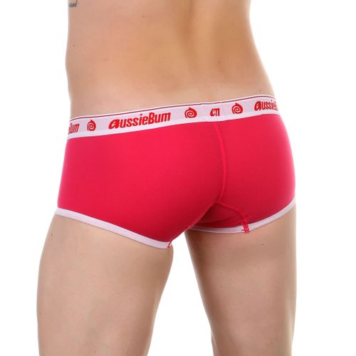 Мужские трусы хипсы розовые Aussiebum