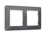 AF110652 Рамка ALFA Line (Антрацит серый) 2-ая