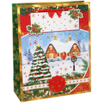 Пакет подарочный «Зимняя радость» 26*32*10 см