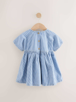 Платье для девочки Next E79-574, Синий, Белый