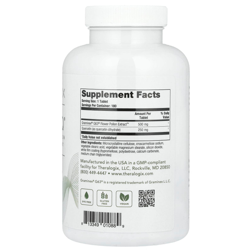 Theralogix, Prostate PQ, 180 таблеток