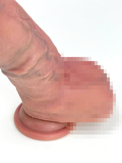 Фаллоимитатор на присоске с мошонкой №80 SGAN 4.8X19, телесный (15 рабочая длина)