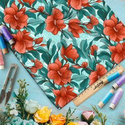 Ткань Барби танцующие цветы