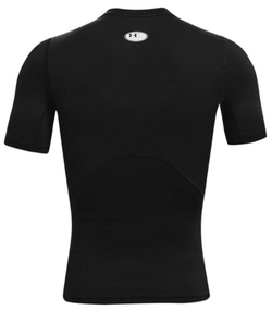 Термобелье Under Armour HeatGear Short Sleeve - black/white