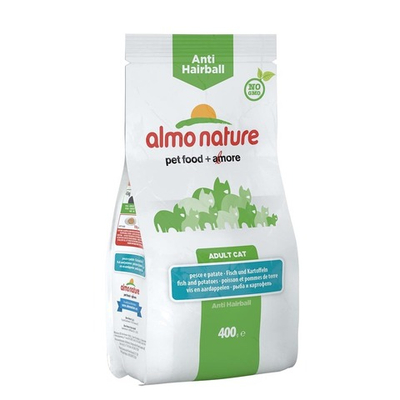 Almo Nature корм для кошек для выведения комочков шерсти с рыбой (Anti-Hairball)