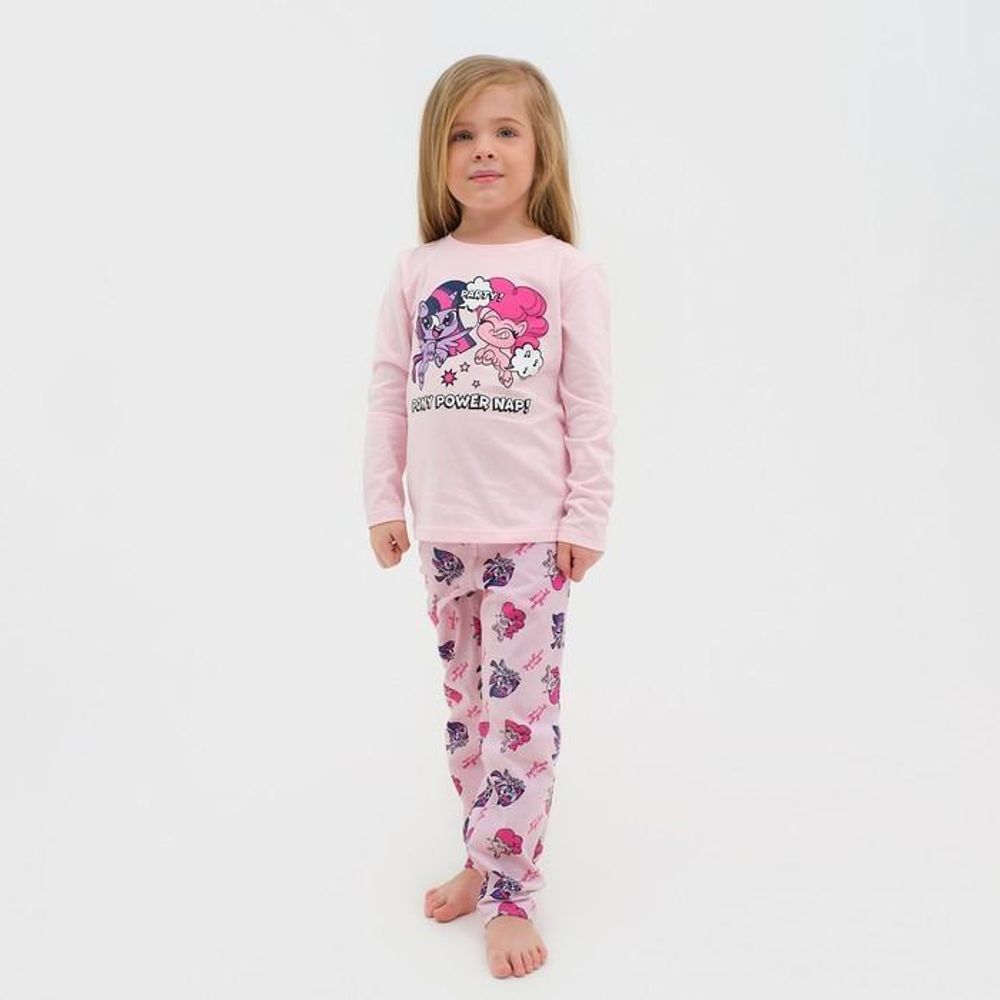 Пижама для девочек &quot;Pony power nap&quot;, My Little Pony, р. 110-116 (KAFTAN)