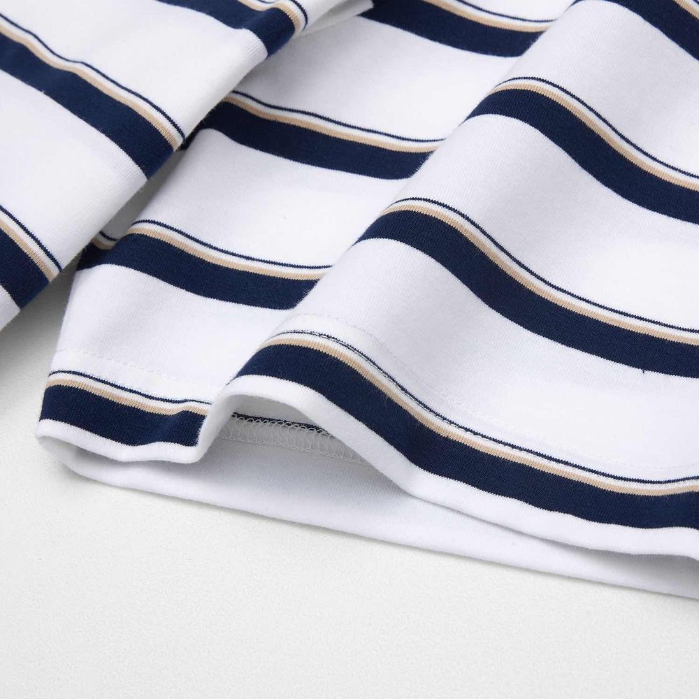 Футболка YMKASHIX Nineties Бело-Темно-Синяя