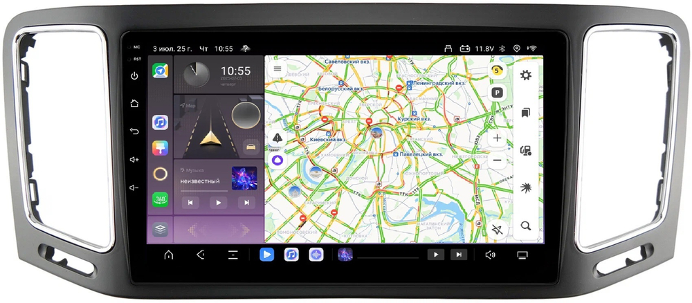 Магнитола для Volkswagen Sharan - Kuberg QLed, Android 13, TS20, CarPlay, SIM-слот