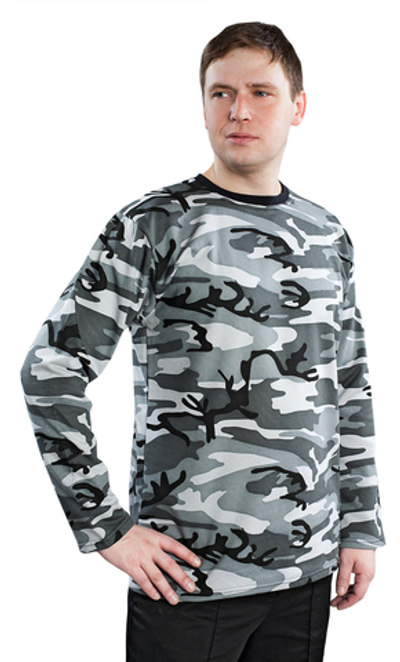 Толстовка 2х нитка серый КМФ