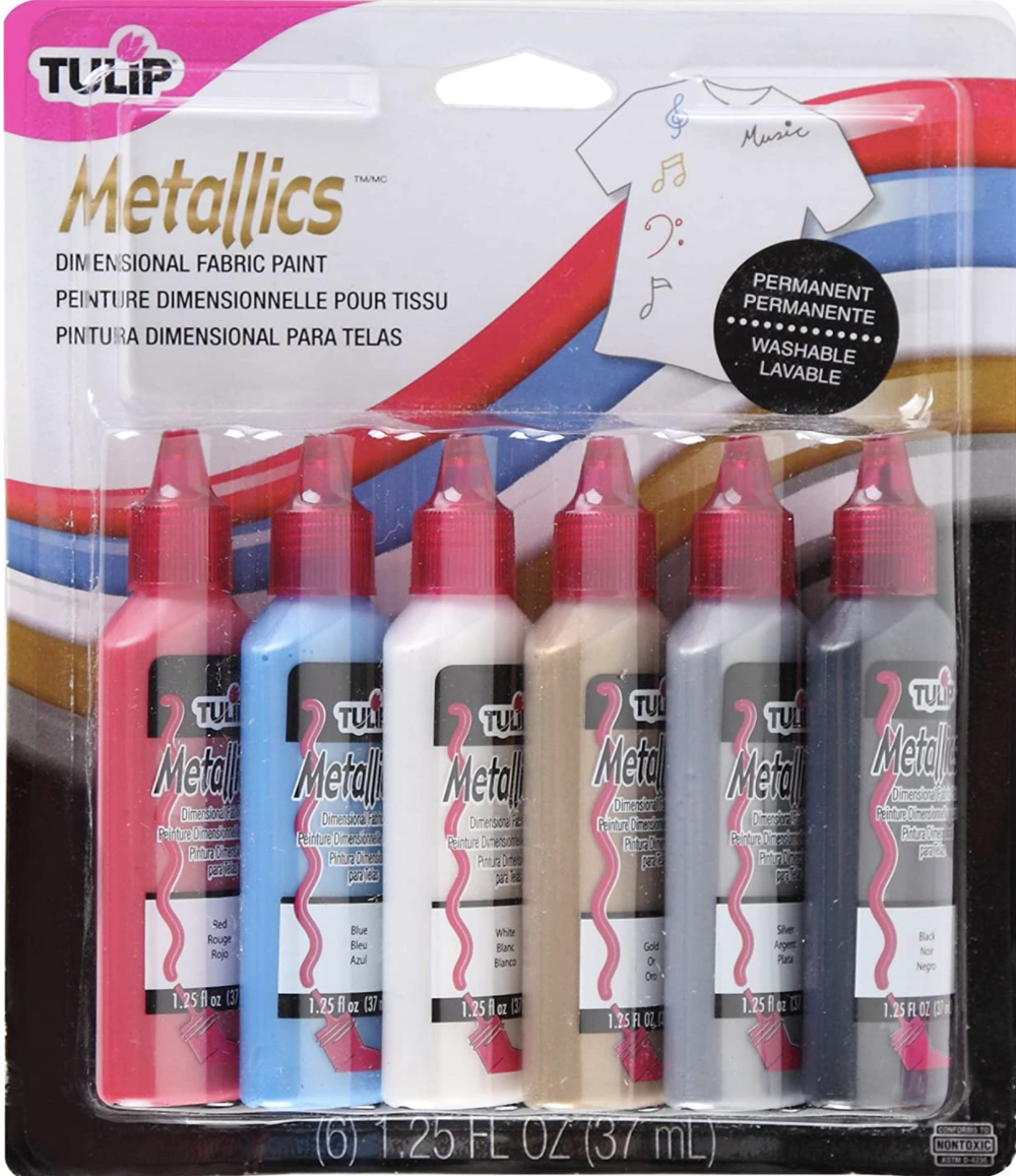 Клей для сборки страз Tulip набор 6 цветов * 37 мл металлик