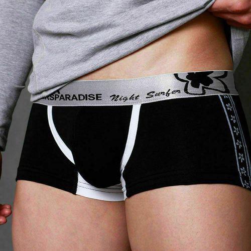 Мужские трусы боксеры черные Superbody Surfers Paradise