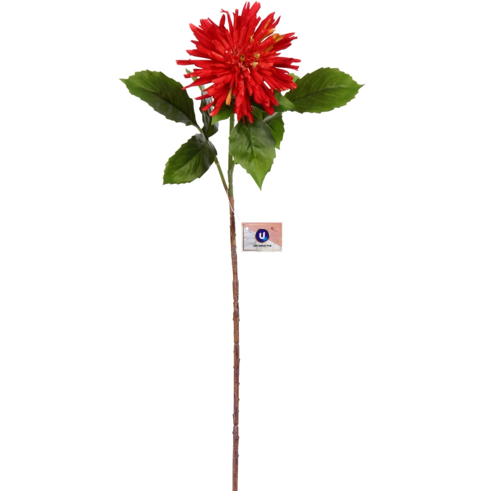 Цветок искусственный «Natur» 74см Хризантема красная