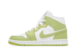 Кроссовки Jordan Air Jordan 1 Mid Se V2 "Green Python" (Женская размерная сетка)