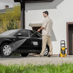 Моечная машина высокого давления R-165, 2200 Вт, 165 бар, 7 л/мин, колёсная// Denzel